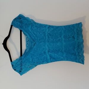 Le Chateau Blue Lace Top